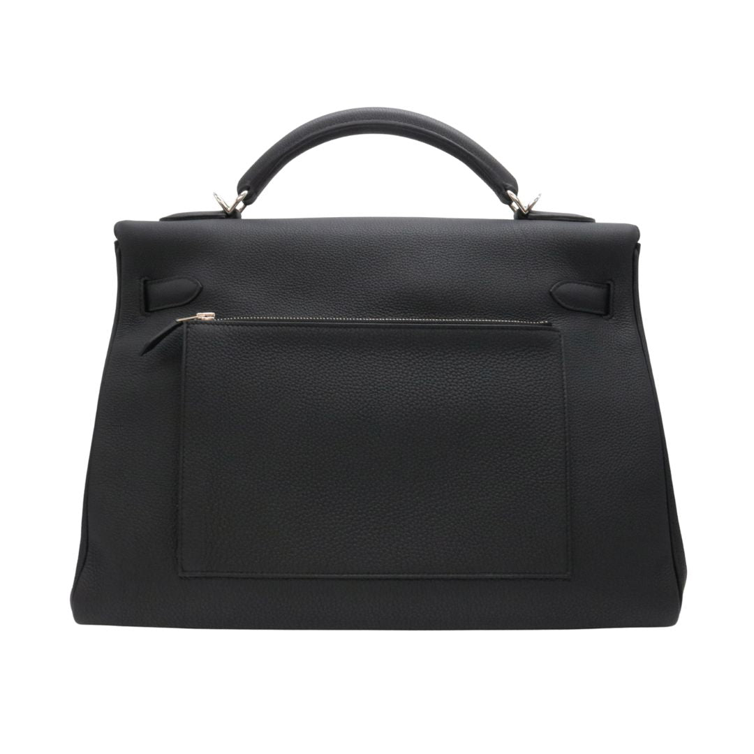 HERMES【エルメス】ケリー42 マキシ ブラック/SV金具 – JD TIME