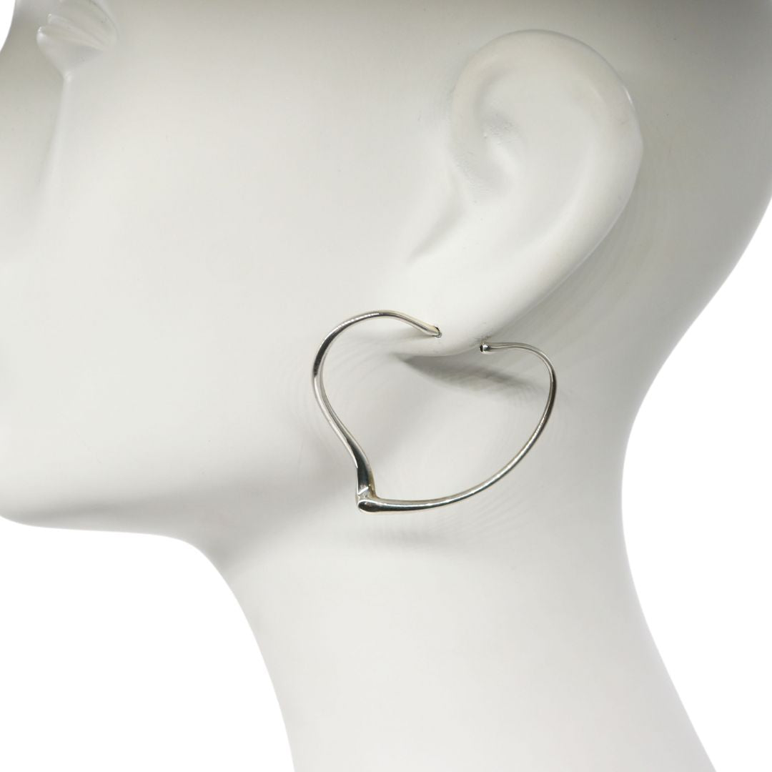 Tiffany&Co.【ティファニー】60020130 オープンハート フープピアス