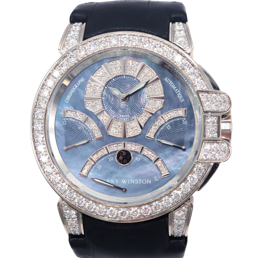 HARRY WINSTON 400-MCRA44W オーシャン・トリレトロ クロノグラフ – JD