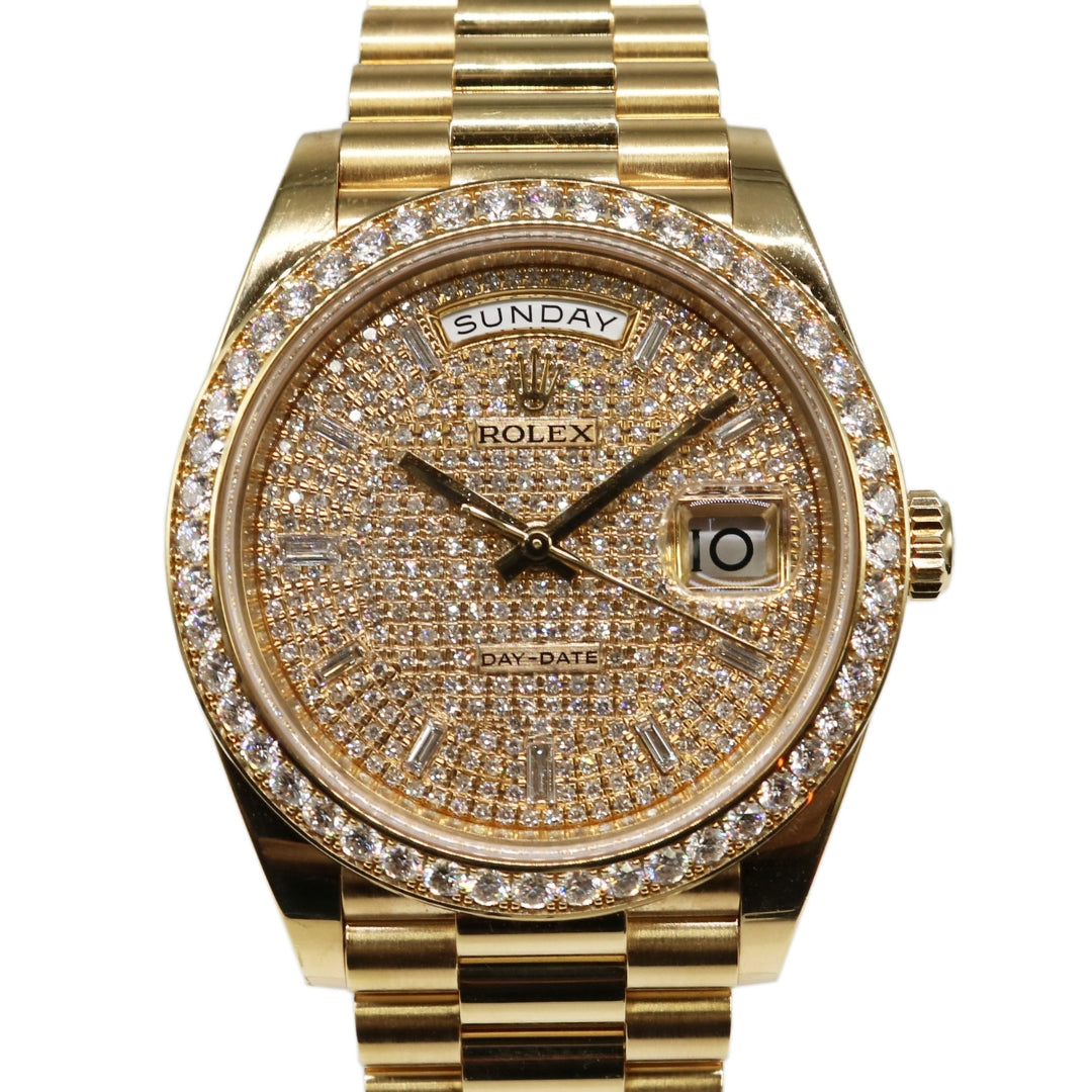 ロレックスデイデイト40mm用アフターダイヤル ROLEX デイデイト40 アフターダイヤモンド – JD TIME