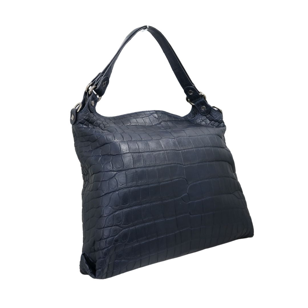 Crocodile クロコダイル ショルダーバッグ 2way CROCODILE クロコダイル 2wayショルダーバッグ ネイビー オリジナル