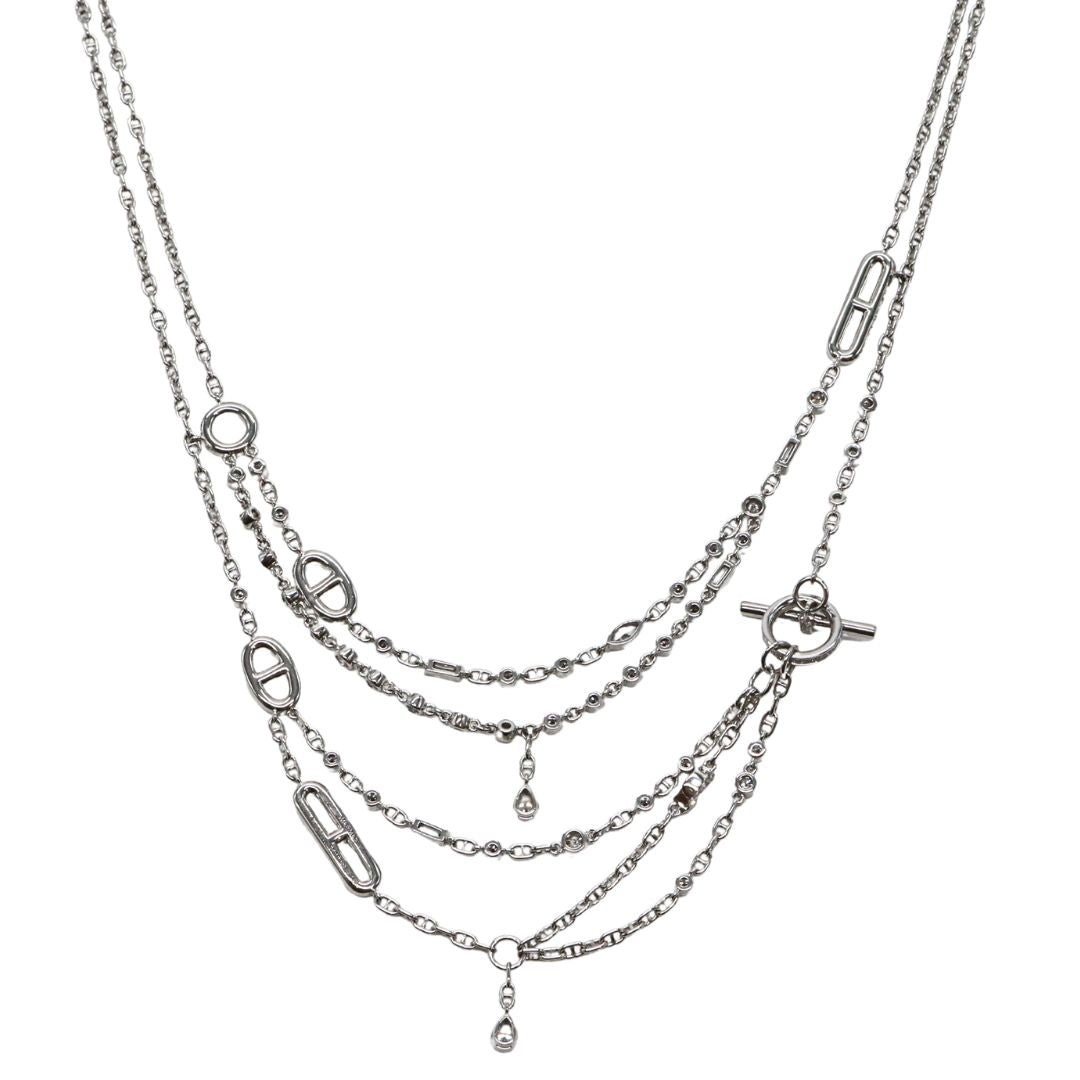 HERMES【エルメス】シェーヌダンクル カオス ファンシーネックレス