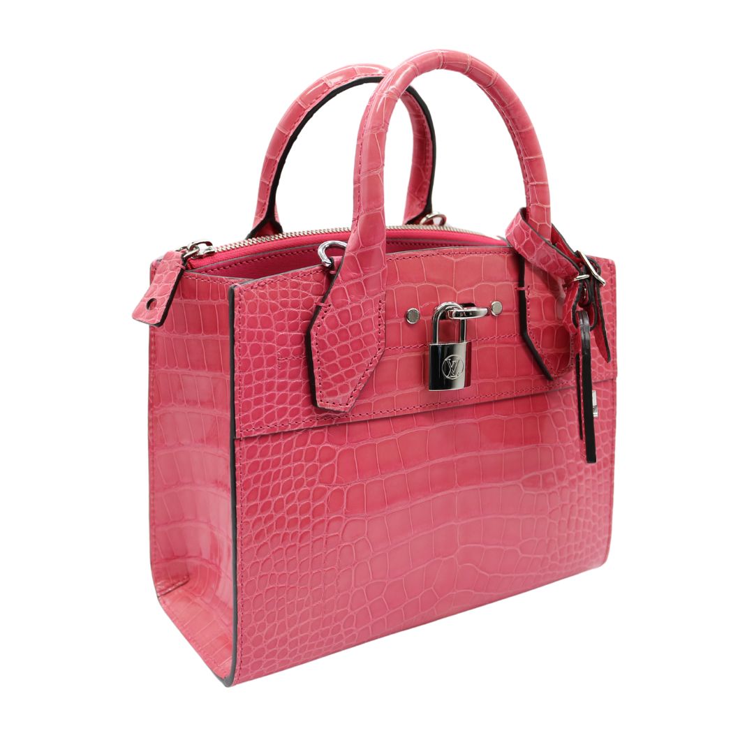 ルイヴィトン エキゾチック レザー シティ スティーマー MINI N96241